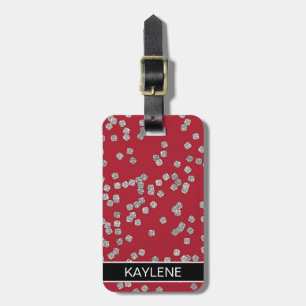 Diamond Confetti Personalisierte Gepäckmarke Gepäckanhänger