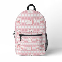 Diamond Coquette Kitty Ruckpack