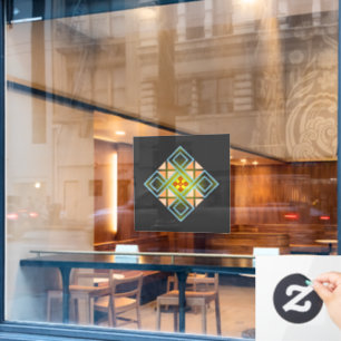 Diamond Crosses Fensteraufkleber