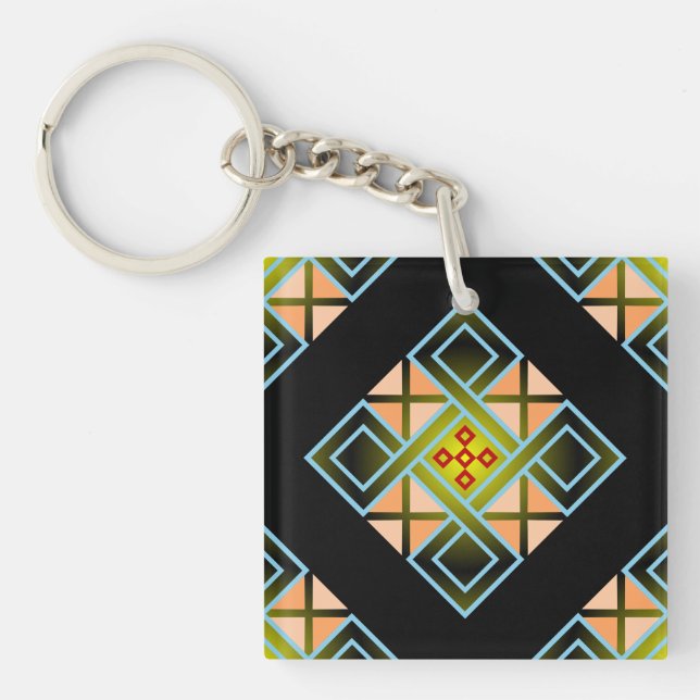 Diamond Crosses Schlüsselanhänger (Vorderseite)