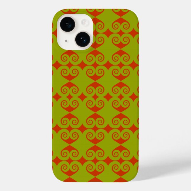 Diamond Curl Pattern Case-Mate iPhone Hülle (Rückseite)