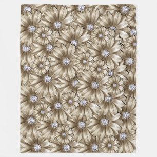 Diamond Daisies Fleecedecke