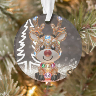 Diamond Dazzling Rudolf: Ein 3D-Weihnachtsspiel Ornament