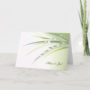 Diamond Dew Drops Wedding Vow Erneuerung Einladung