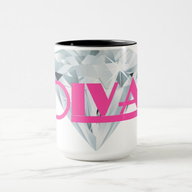 Diamond Diva Pink Tasse (Zentrum)