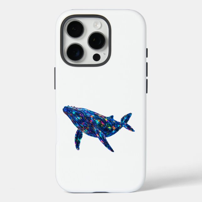 Diamond Dolphin - Vibrannte Kunst Case-Mate iPhone Hülle (Rückseite)