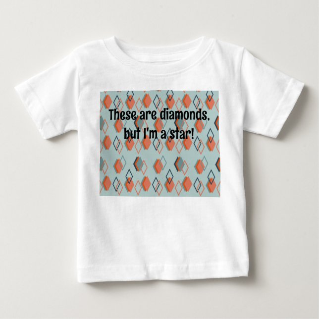 Diamond Echoes Baby T-shirt (Vorderseite)