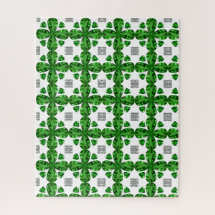 Diamond & Emerald Gemstone Art, grün Puzzle