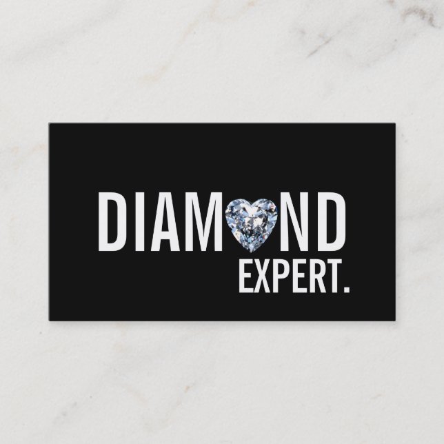 Diamond Expert Juwelry Gold Silver Visitenkarte (Vorderseite)