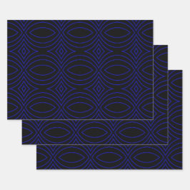 Diamond Eyes Moderne Pop Abstrakt Geschenkpapier Set