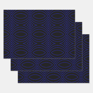 Diamond Eyes Moderne Pop Abstrakt Geschenkpapier Set