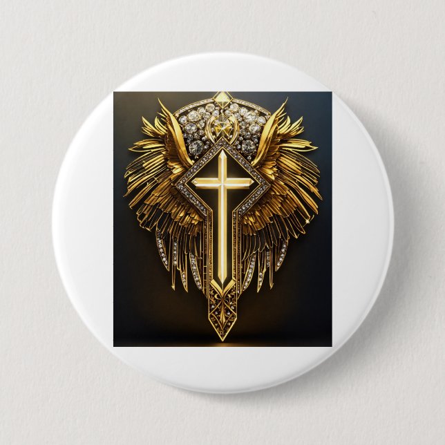 Diamond Faith LLC - Elegance and Grace Button (Vorderseite)