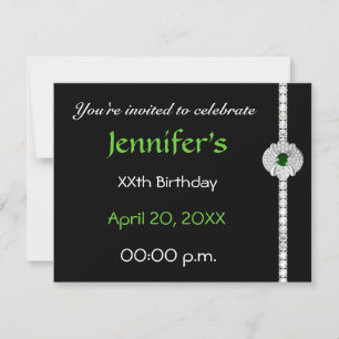 Diamond Geburtstag Einladung