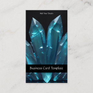 Diamond Gemstones Crystal Business Card Visitenkarte
