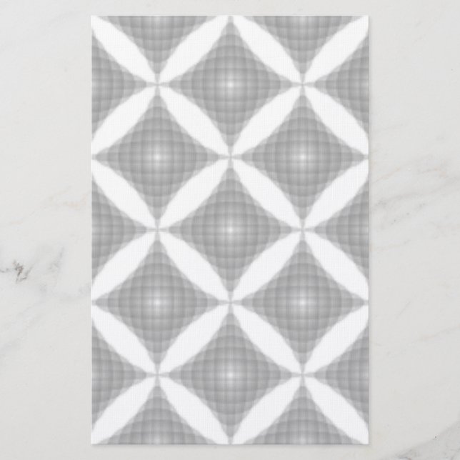 DIAMOND-GESTATTETES ABSTRAKTES MUSTER BRIEFPAPIER (Vorderseite)