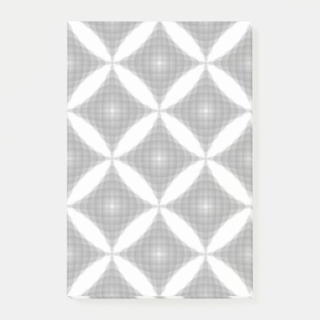 DIAMOND-GESTATTETES ABSTRAKTES MUSTER POST-IT KLEBEZETTEL (Vorderseite)