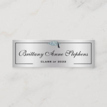 Diamond gestufte Grad Cap Silver 2 Rufkarte