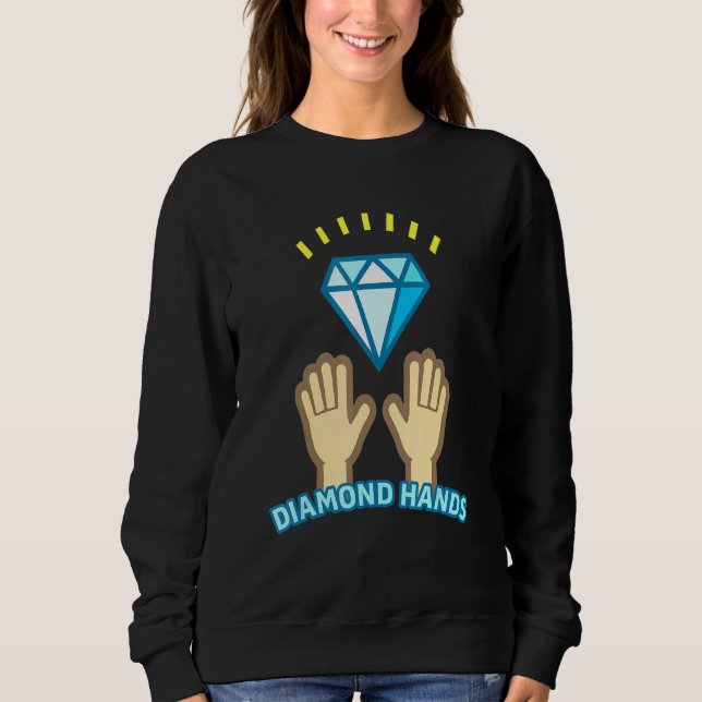 Diamond gibt dem Mond Yolo Tendies Sweatshirt (Vorderseite)