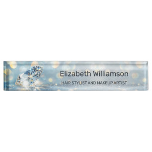 Diamond Glam Beauty Salon Namensplakette