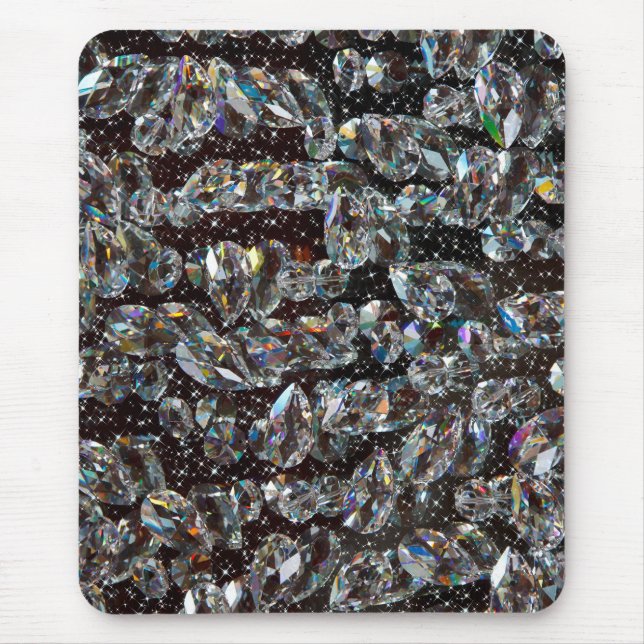 Diamond Glitzer Sparkle Elegant Mousepad (Vorne)