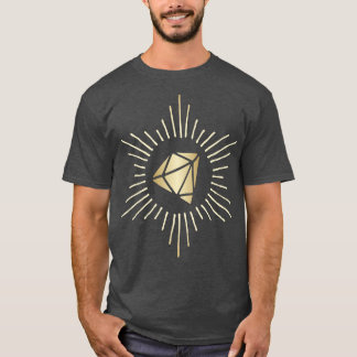 Diamond Gold Zeichnend T-Shirt