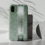 Diamond Green Imitats Glitzer Calligraphie Monogra Samsung Galaxy Hülle<br><div class="desc">Jeder Glitzer oder Diamanten im Design sind Fotos und simuliert. Dieses Design kann in dem Bereich personalisiert werden, der durch das Ändern des Fotos und/oder Textes zur Verfügung gestellt wird. Sie können auch angepasst werden, indem Sie auf Vorlage personalisieren klicken und dann auf die Schaltfläche klicken, um weitere Optionen anzupassen,...</div>
