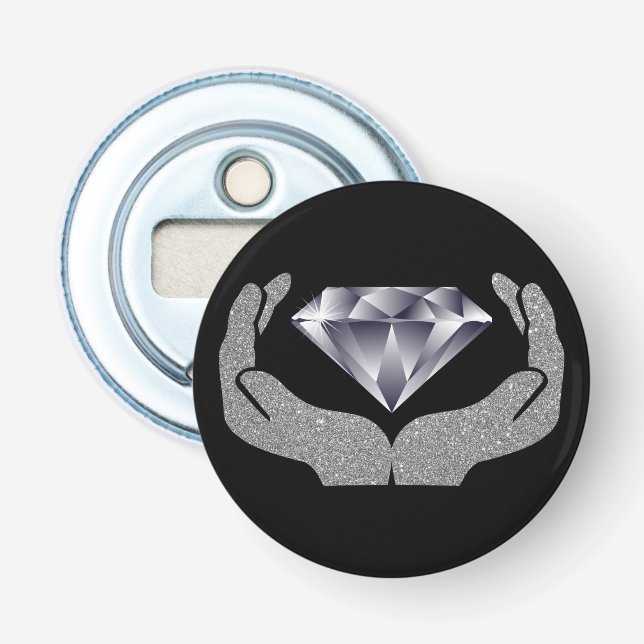 Diamond Hands Flaschenöffner (Vorderseite)