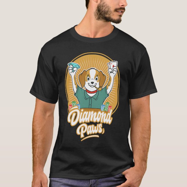 Diamond Hands GME AMC wir mögen die Stock Apes Str T-Shirt (Vorderseite)