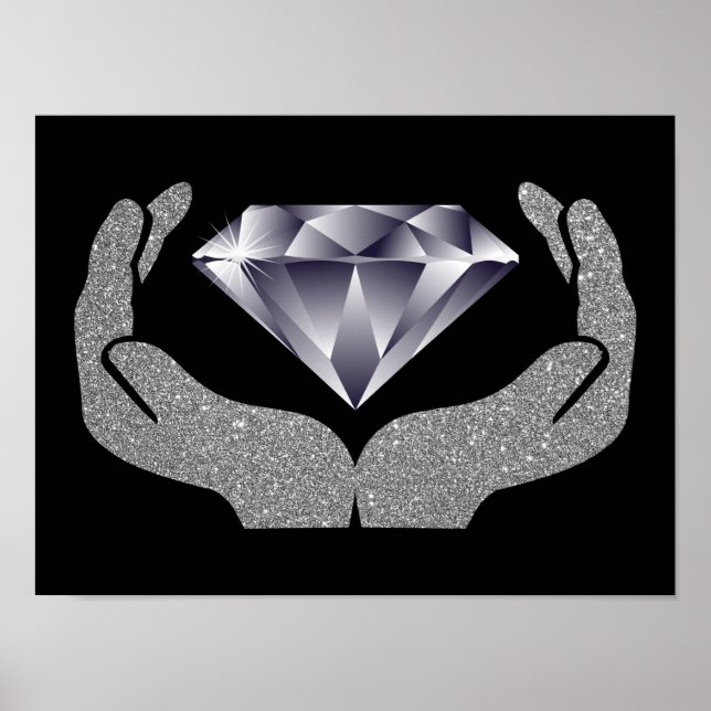 Diamond Hands Poster (Vorne)
