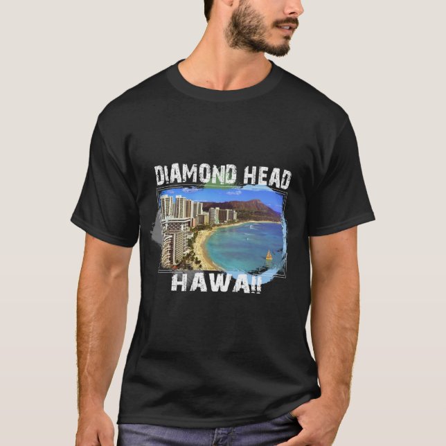 Diamond Head Hawaii T-shirt Design (Vorderseite)
