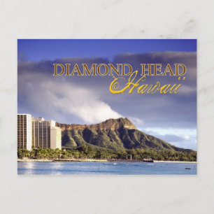 Diamond Head, Honolulu, Hawaii Postkarte