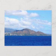 Diamond-Head-Krater mit dramatischen Wolken Oahu