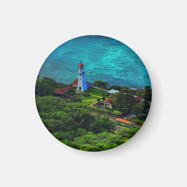 Diamond Head Lighthouse #1 Magnet (Vorne)