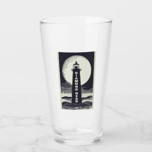 Diamond Head Lighthouse Hawaii Moon Glas