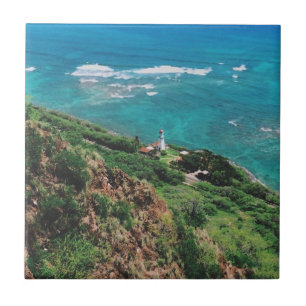 Diamond Head Lighthouse - Honolulu - Hawaii Fliese