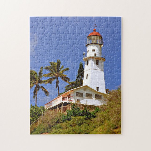 Diamond Head Lighthouse, O'ahu, Hawai'i Puzzle (Vertikal)