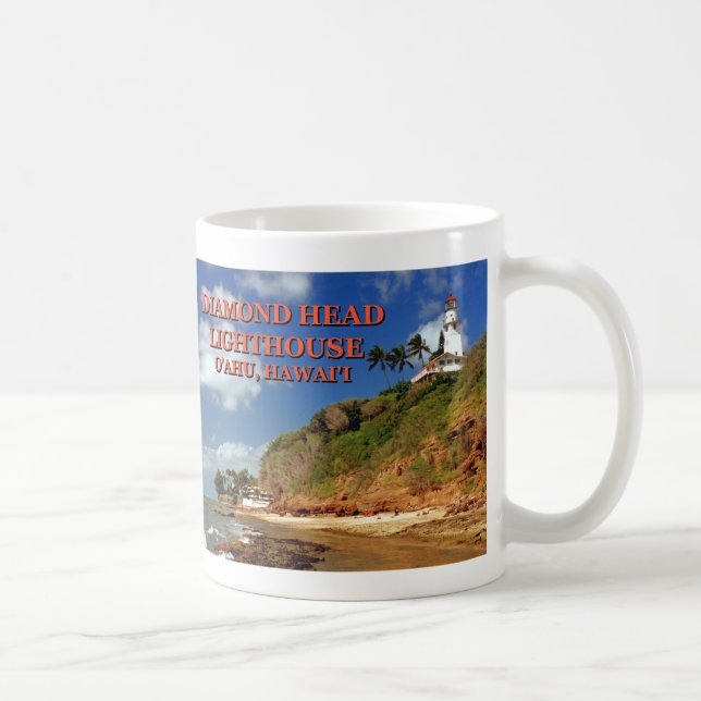Diamond Head Lighthouse, O'ahu, Hawai'i Tasse (Rechts)