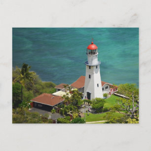 Diamond Head Lighthouse Postcard Postkarte