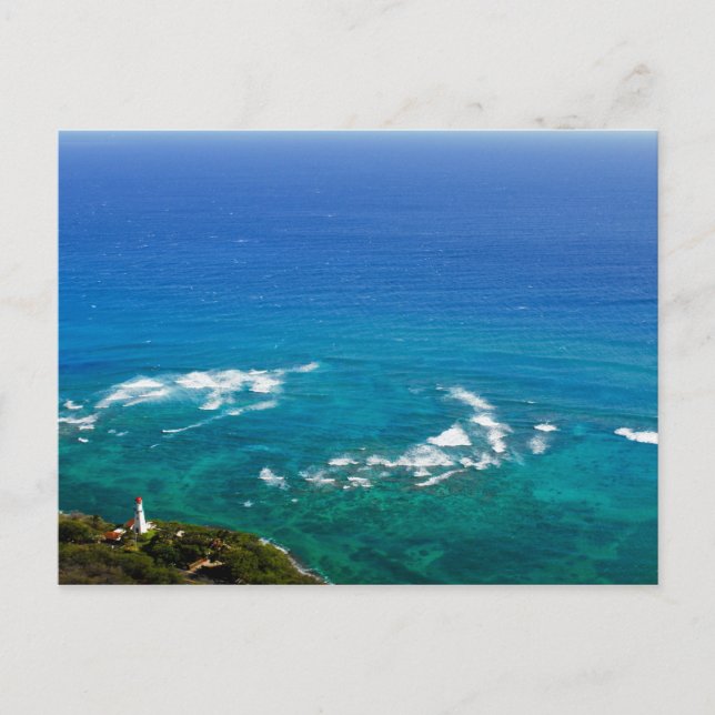 Diamond Head Lighthouse Postkarte (Vorderseite)
