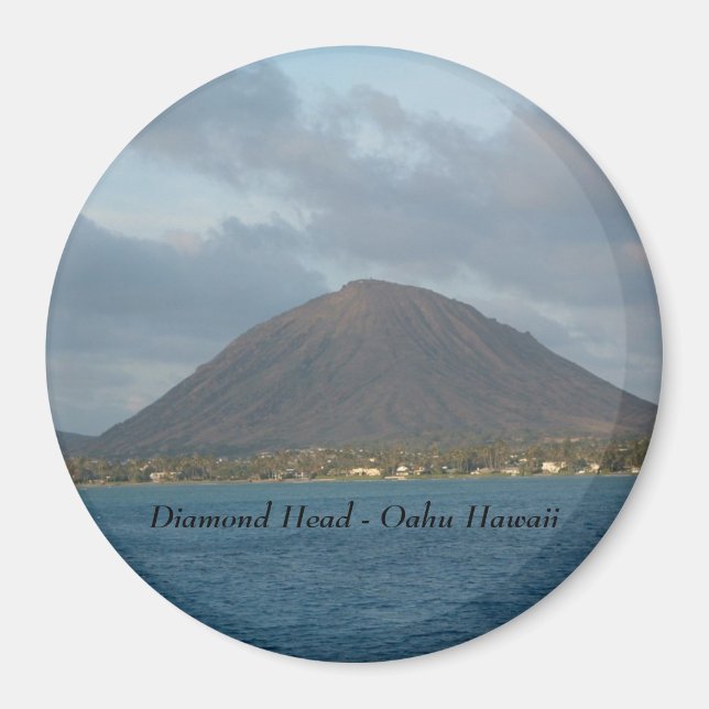 Diamond Head - Oahu Hawaii Magnet (Vorne)