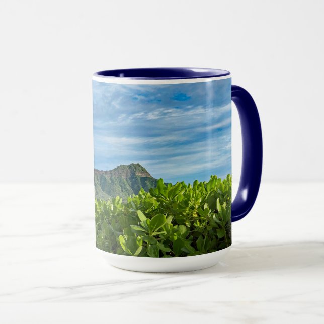 Diamond Head Sky Tasse (VorderseiteRechts)