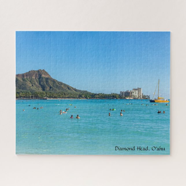 Diamond Head von Waikiki, O'ahu Puzzle (Horizontal)