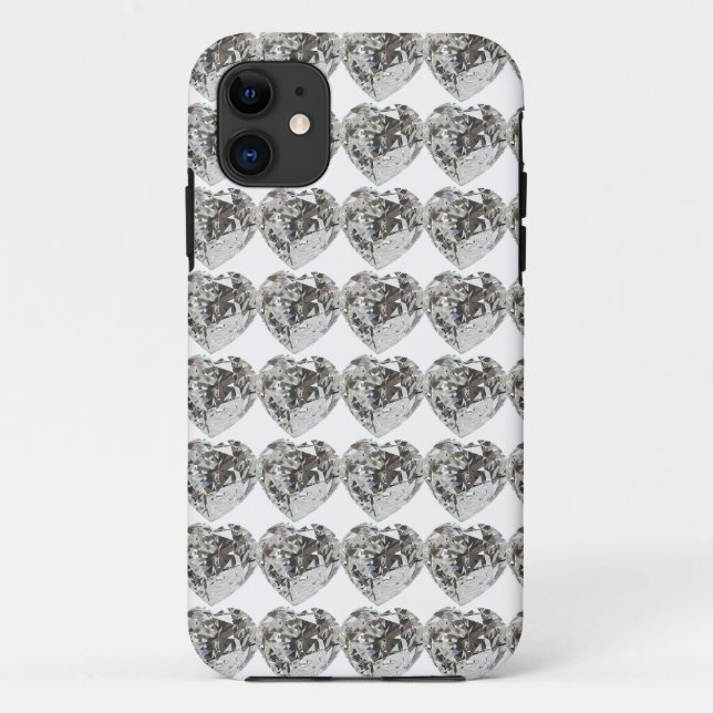 Diamond Heart Case-Mate iPhone Hülle (Rückseite)