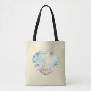 Diamond Heart Ecru