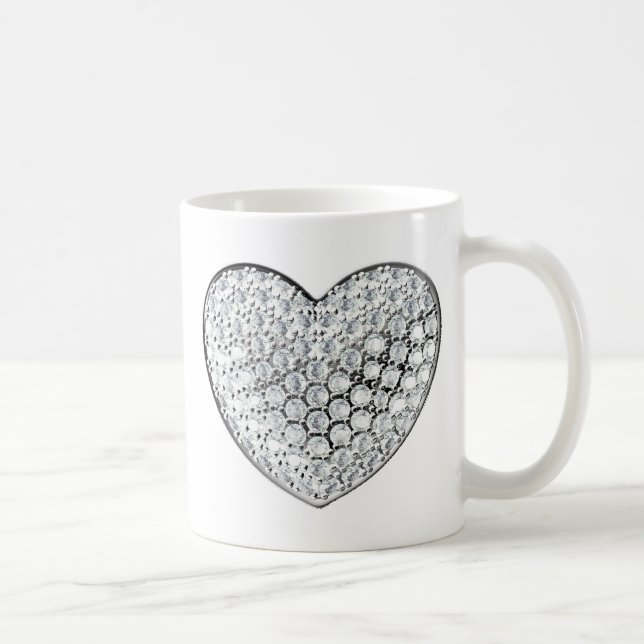 Diamond Heart Kaffeetasse (Rechts)