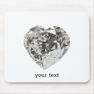 Diamond Heart Mousepad
