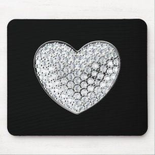 Diamond Heart Mousepad