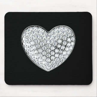 Diamond Heart Mousepad