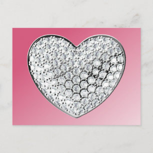 Diamond Heart Postkarte