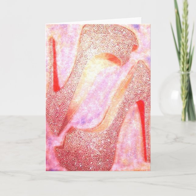 Diamond Heelses Grußkarte Karte (Vorderseite)